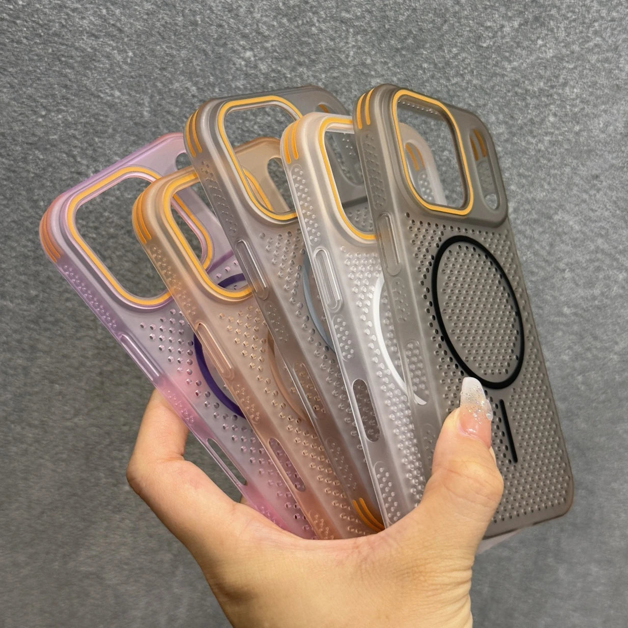 Atmungsaktive MagSafe Hülle für iPhone 17 Pro Max