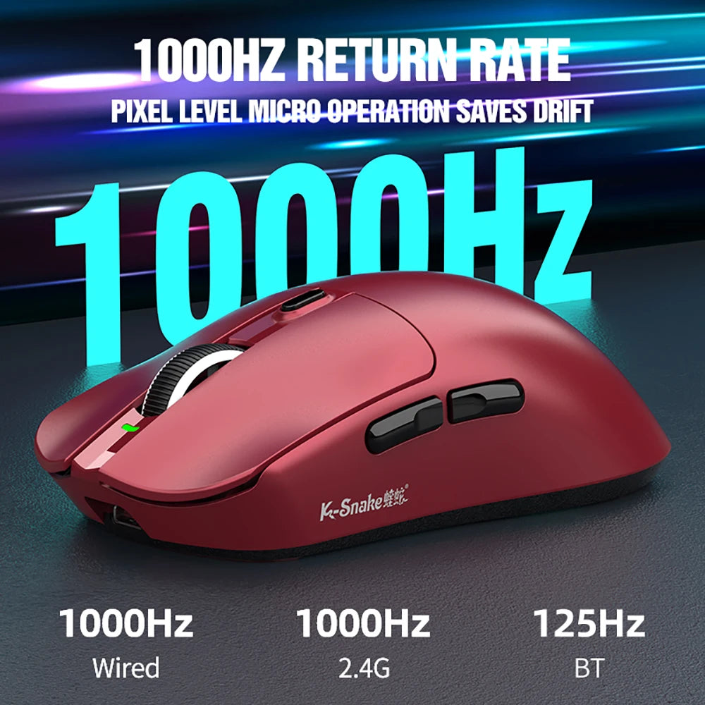 X11 Tri-Mode Wireless Gaming-Maus 12000 DPI RGB