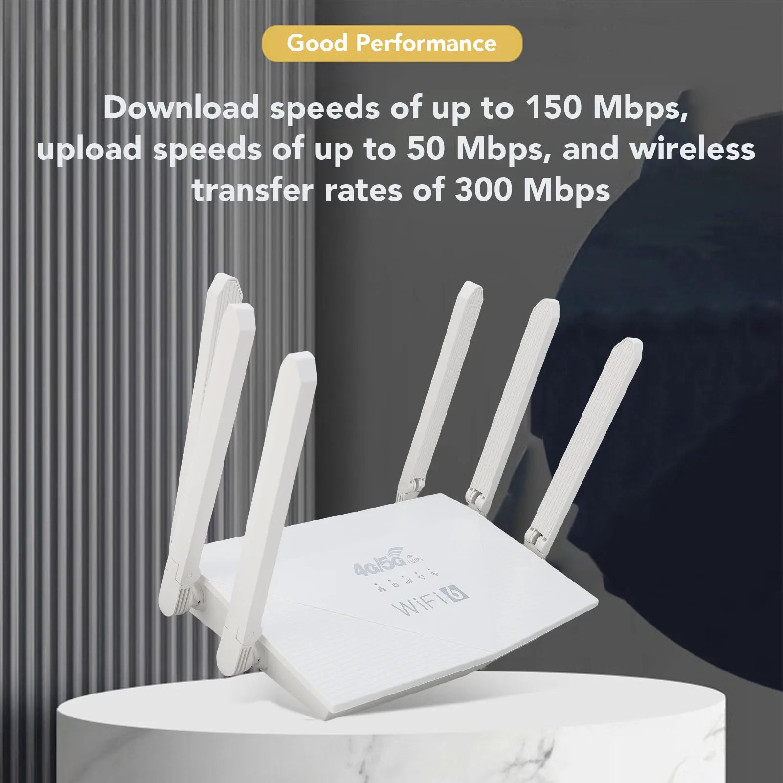 WLAN Router WiFi6 4G 5G mit SIM Slot 300Mbps