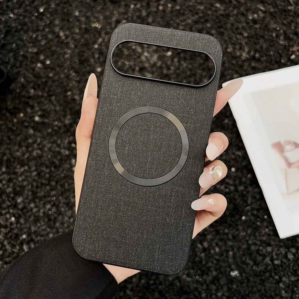 Luxuriöse Stoffhülle für Google Pixel 10 Magsafe