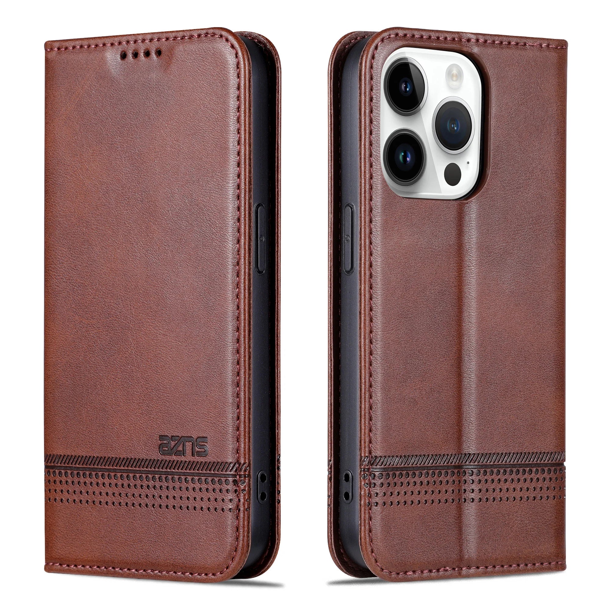 Leder Klapphülle mit Kartenfach für iPhone 17 Pro Max
