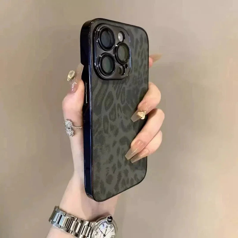 Luxus Leopard Hülle iPhone 11-16 Pro