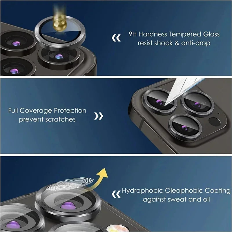 3 Stück iPhone Kamera-Linsenschutz