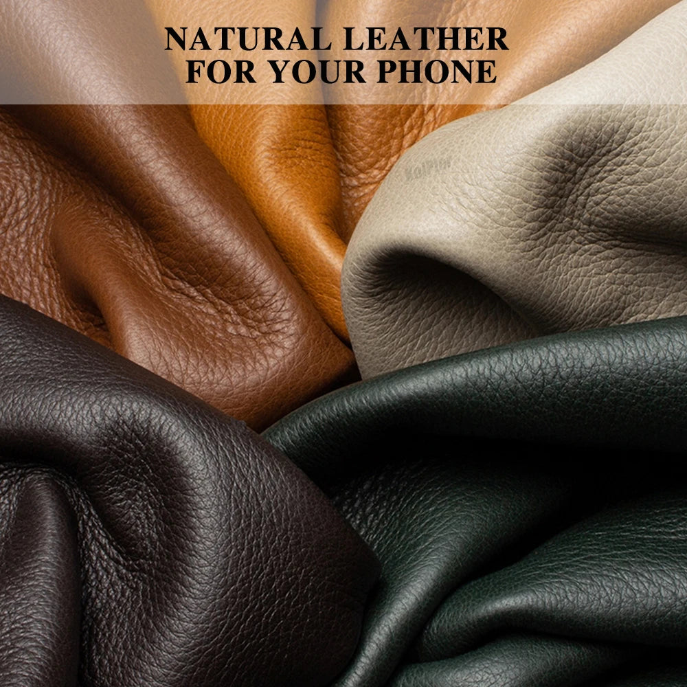 Luxuriöse Lederhülle für Samsung S25 Ultra Plus