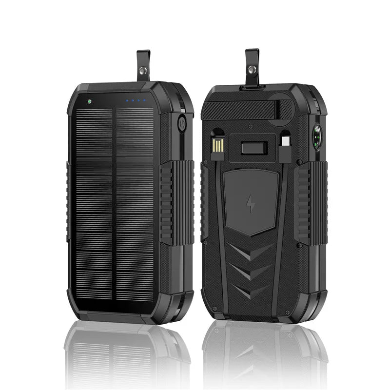 40000mAh Outdoor Powerbank mit Solar und Kurbel