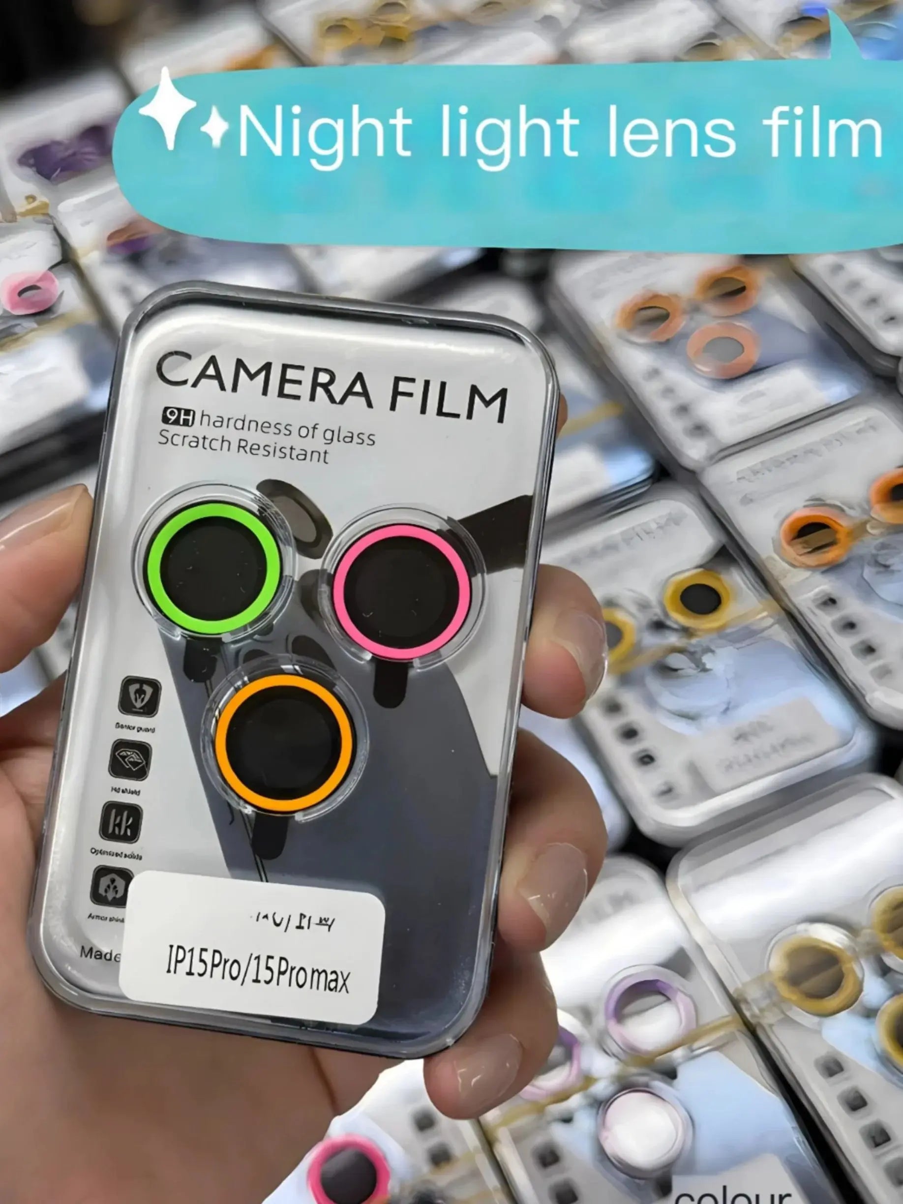 Leuchtender Kamera Schutz iPhone