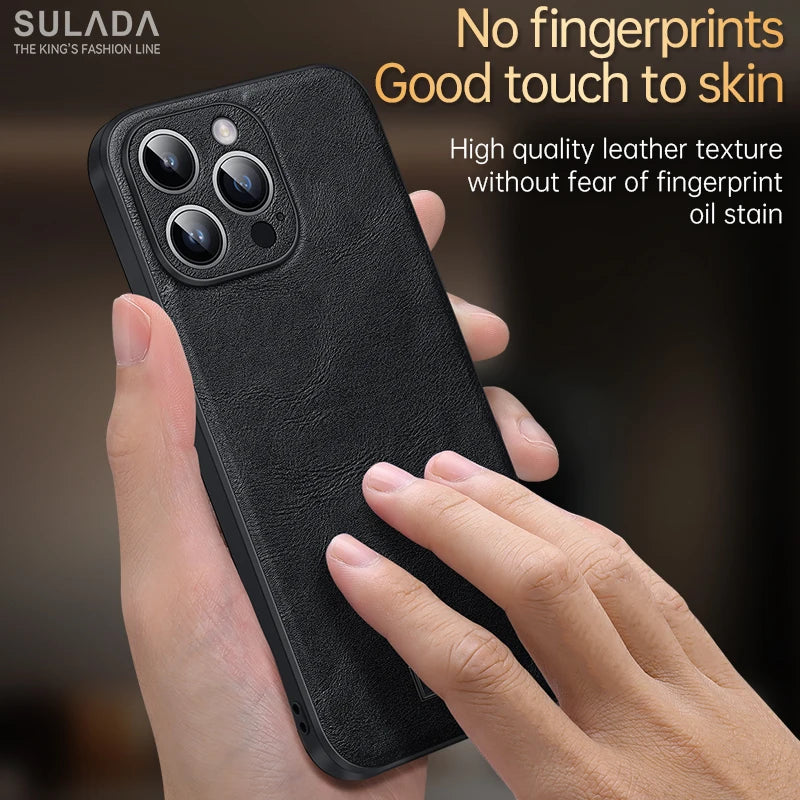 Lederhülle iPhone 17 Pro Max Schutzhülle