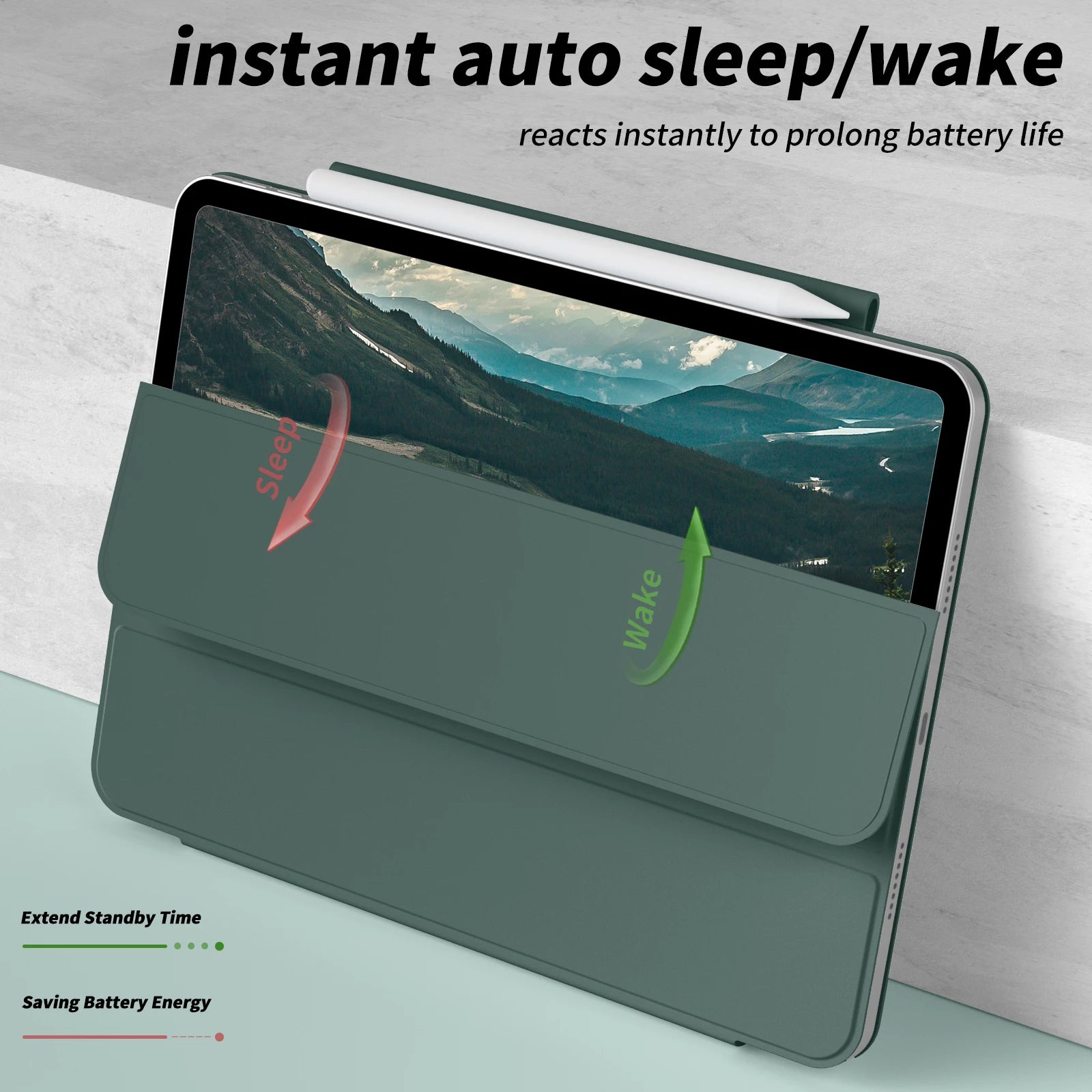 ZOYU Magnetische Hülle für iPad 2022