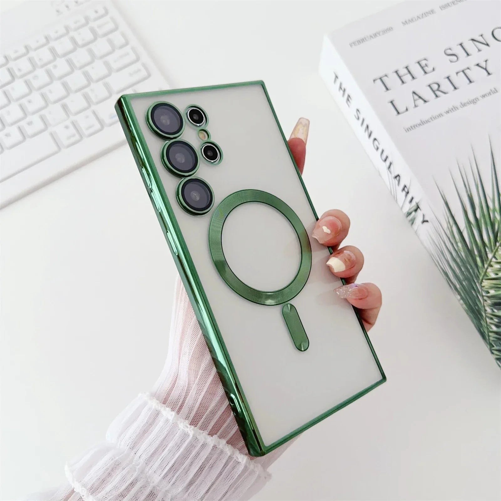 Magnetische Magsafe Hülle für Samsung S25/S24