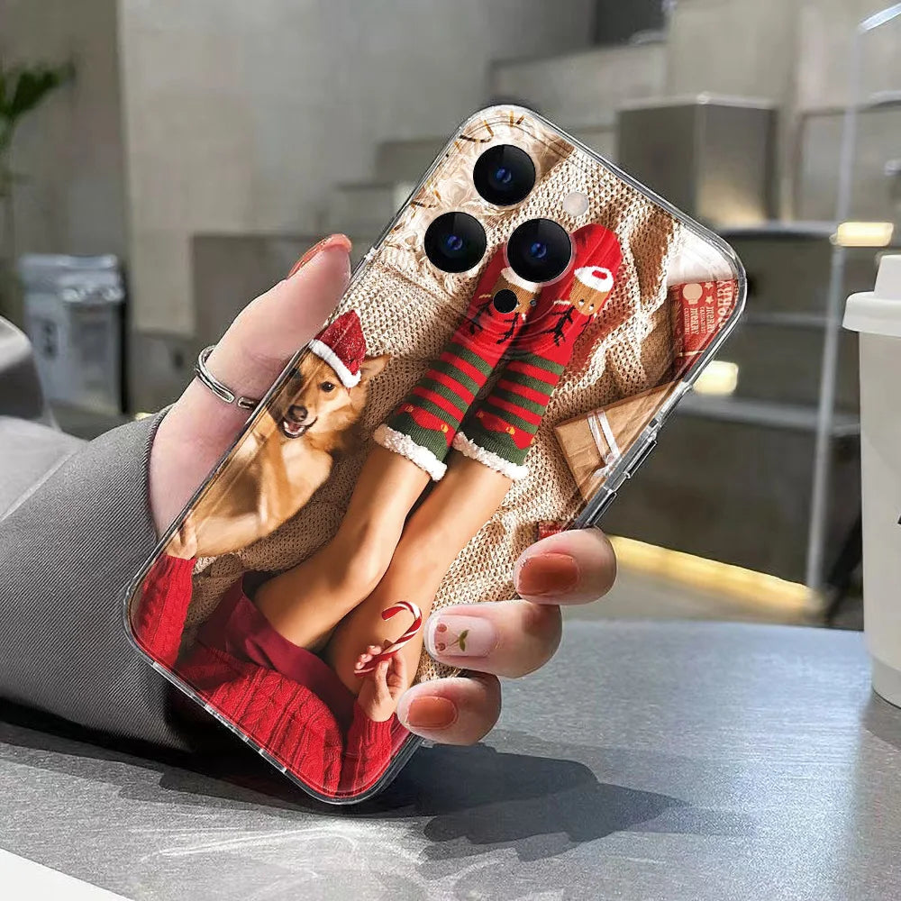 Weihnachts TPU Handyhülle für Samsung S25