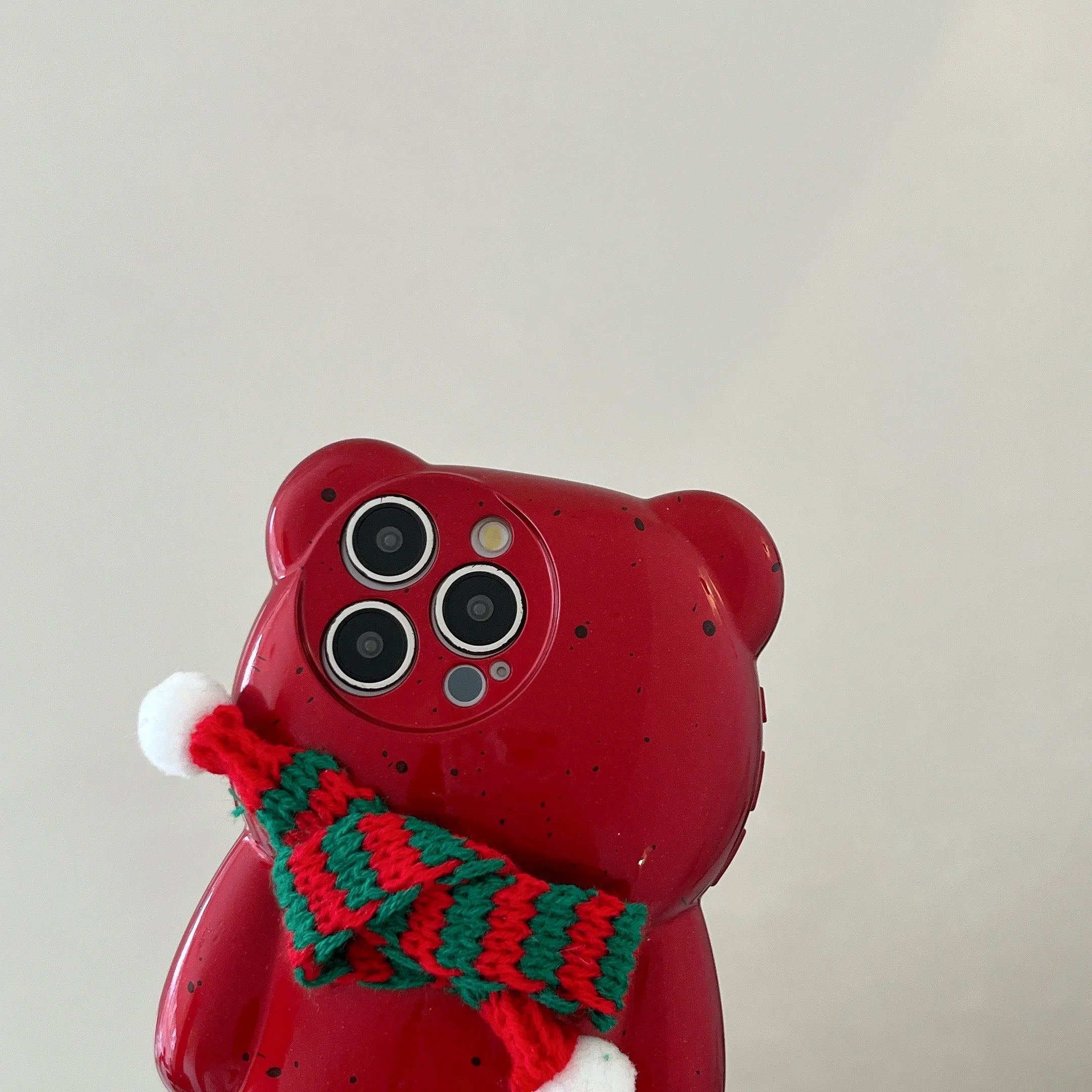 Weihnachts Bären Hülle für iPhone 16 Soft