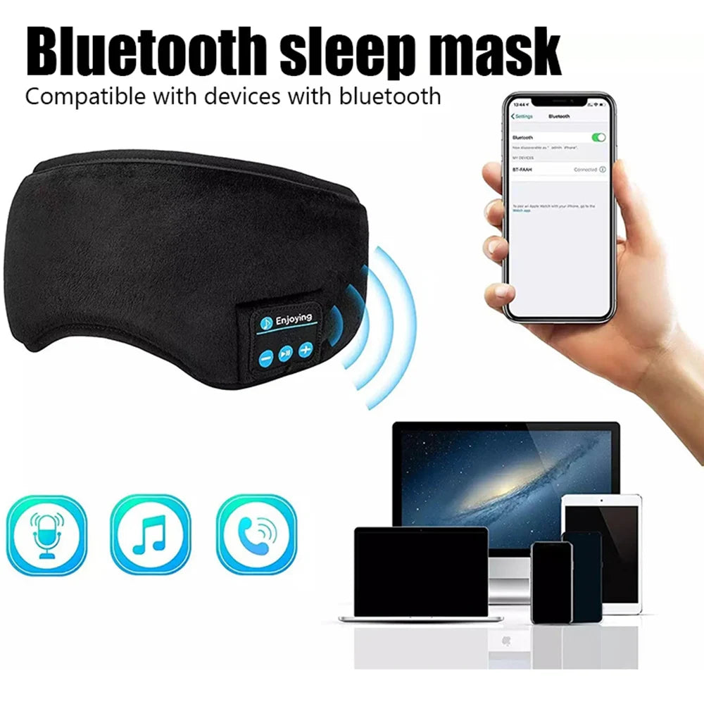 Bluetooth-Stirnband mit Kopfhörern