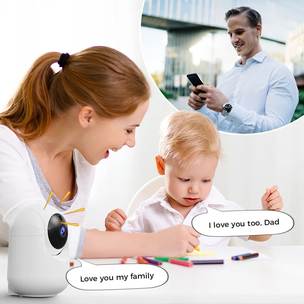 5MP/3MP Babymonitor WLAN IP Kamera mit AI