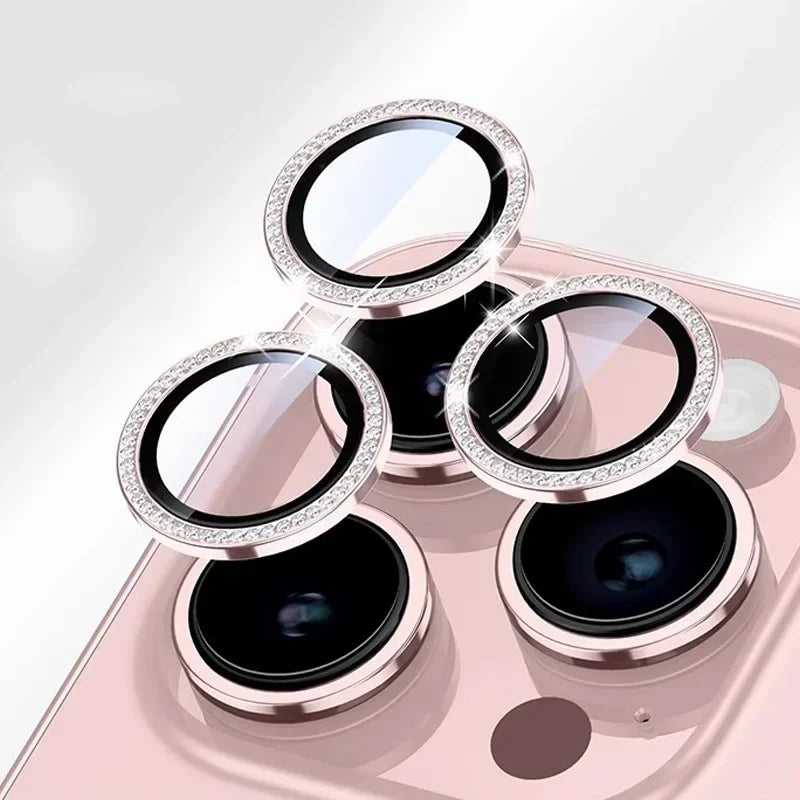 Glitzernde Diamant Kamera Schutz Hülle für iPhone 17