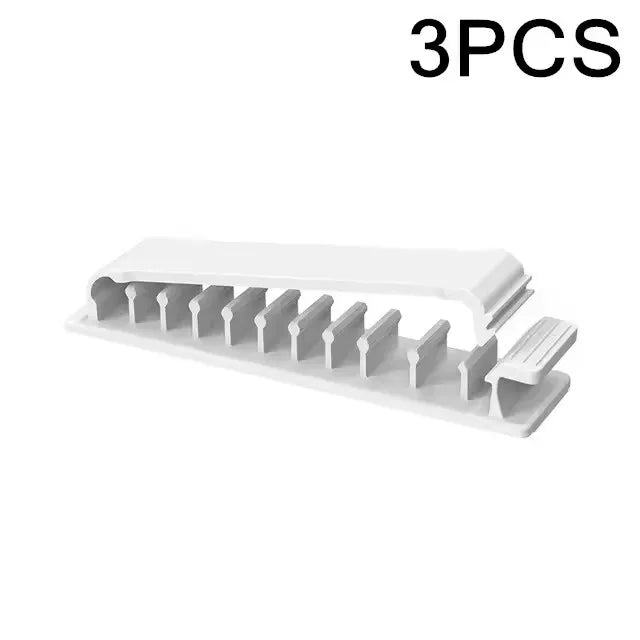 Selbstklebender 10-Fach Kabelclips Organizer