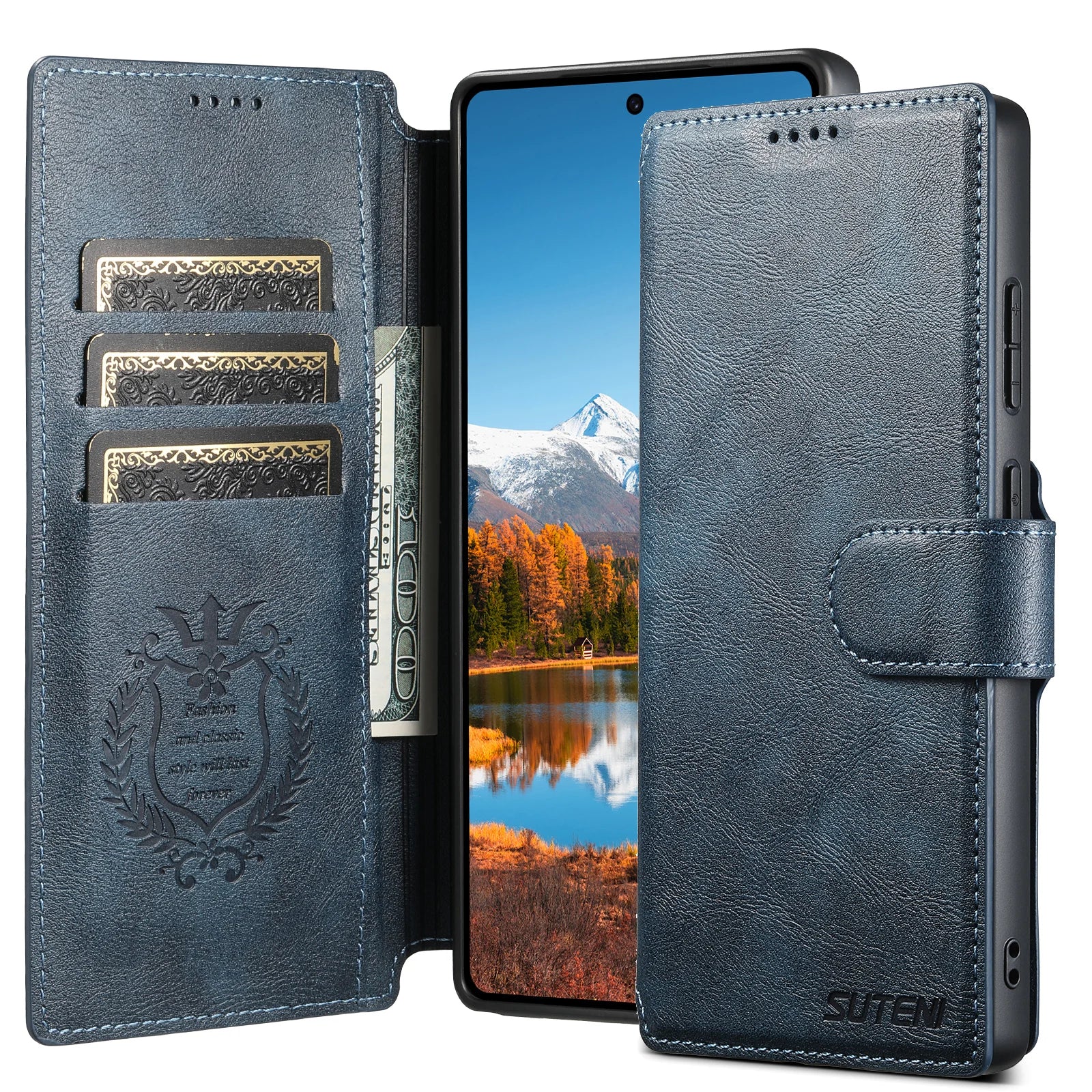 PU Leder Hülle für Samsung S23 S24 S25