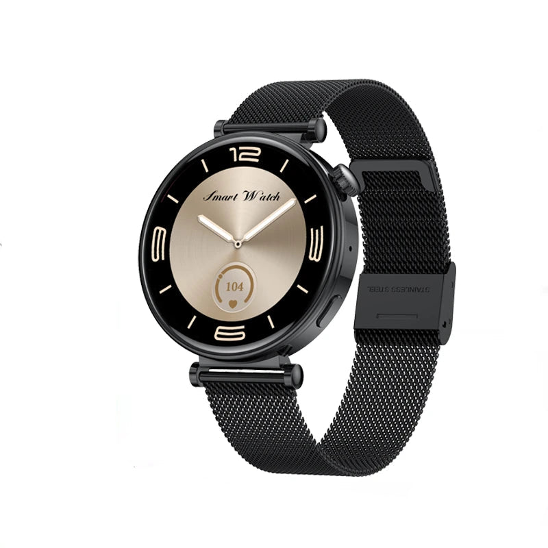 Elegant women's smartwatch GPS NFC fullscreen 2025