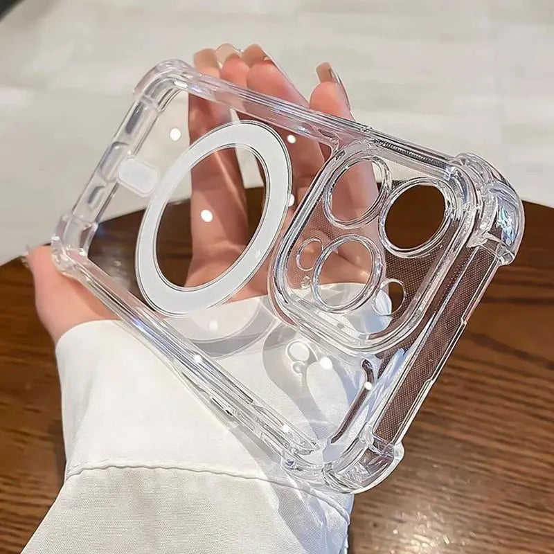 Luxus Magnet Magsafe Hülle iPhone 11–16 Pro Max