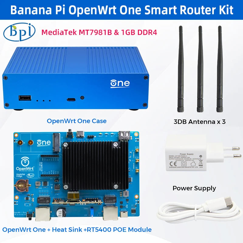 Banana Pi OpenWrt WiFi6 Router MT7981B