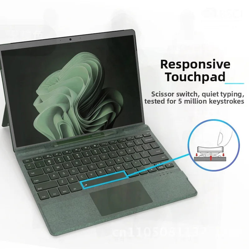 Magnetische Bluetooth-Tastatur für Surface Pro 1–9/X