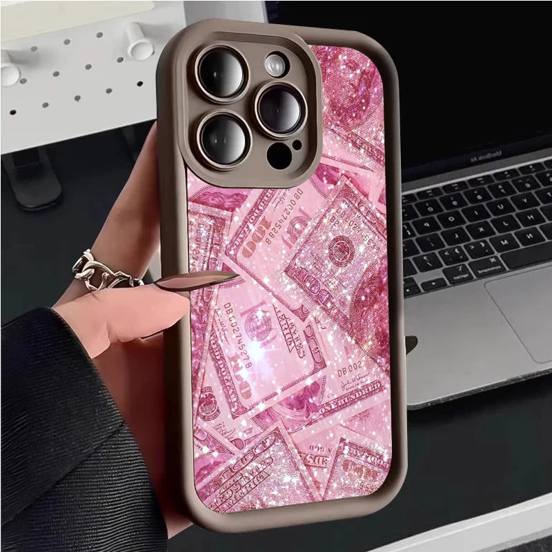 Pink Dollar Design Soft Hülle für iPhone 17