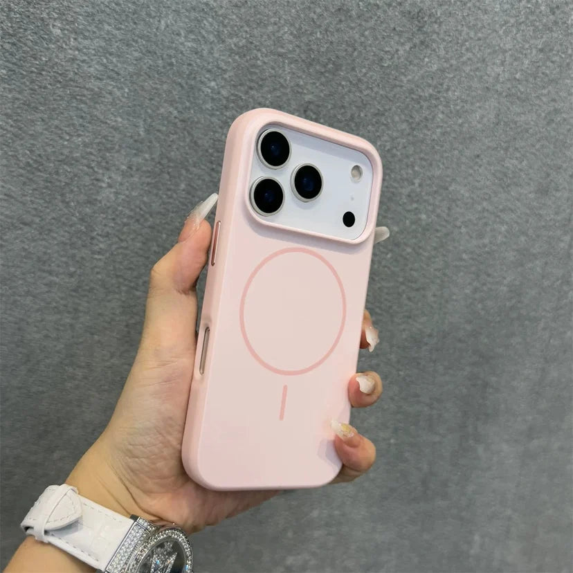 Matte Liquid Silicone Hülle für iPhone 17 Magsafe