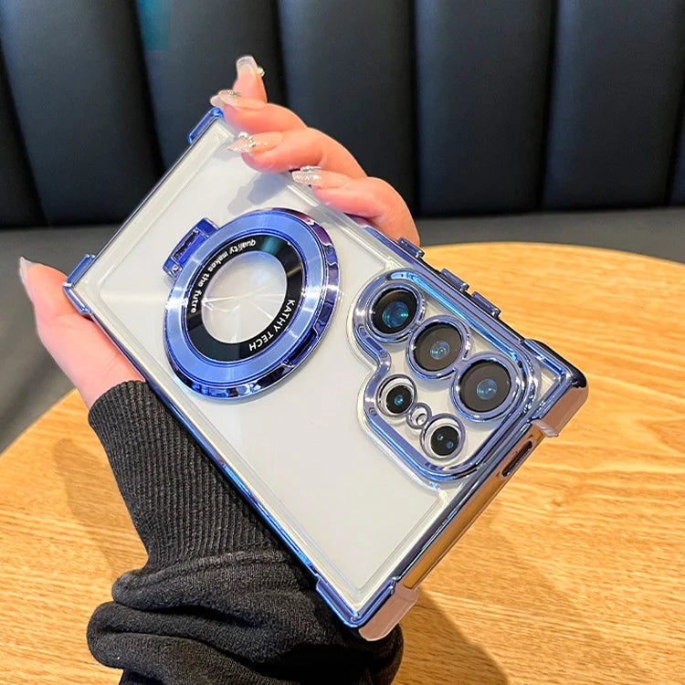 Luxury magnetic case for Samsung with stand