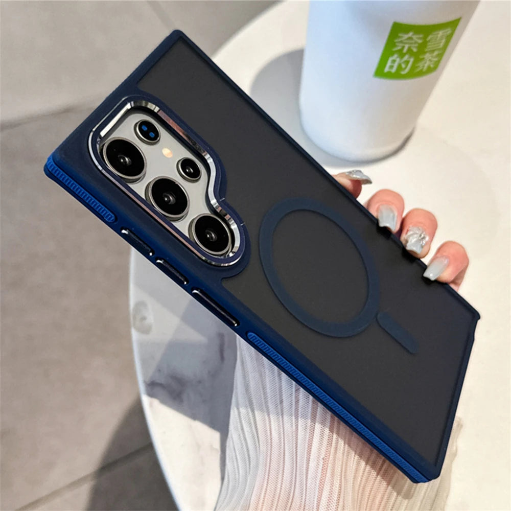 Luxus Magnetische Hülle für Samsung Galaxy