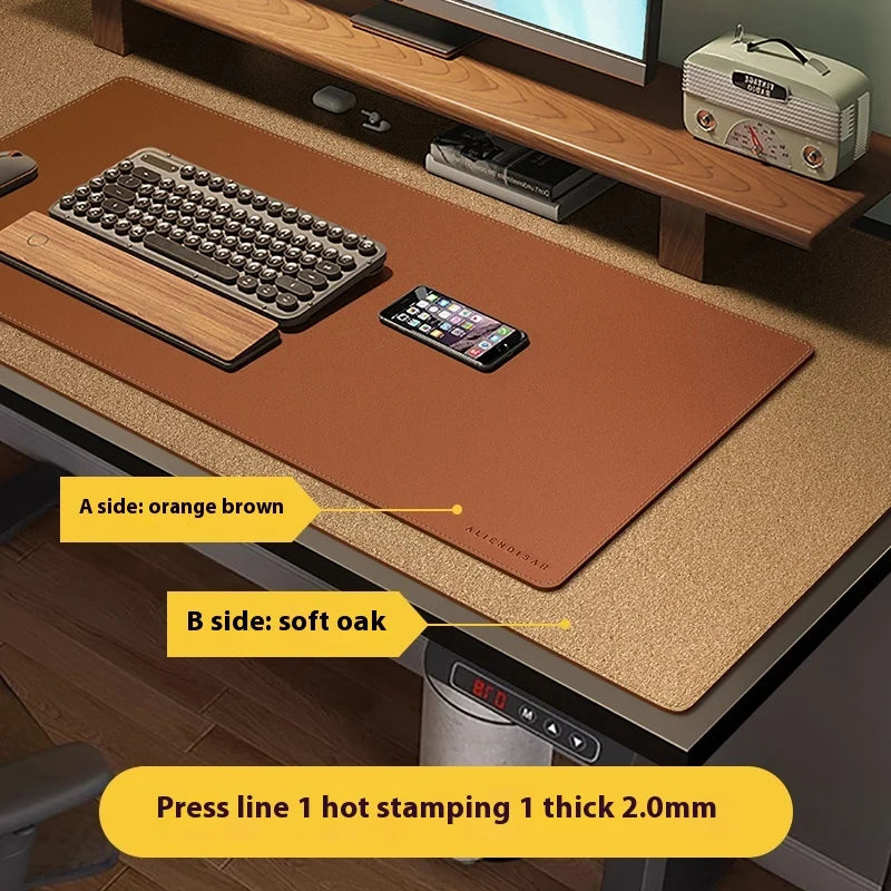 Großes Leder Mauspad Büro
