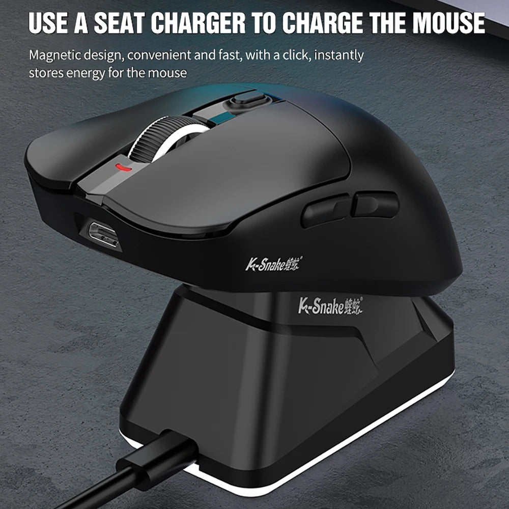 X11 Tri-Mode Wireless Gaming-Maus 12000 DPI RGB