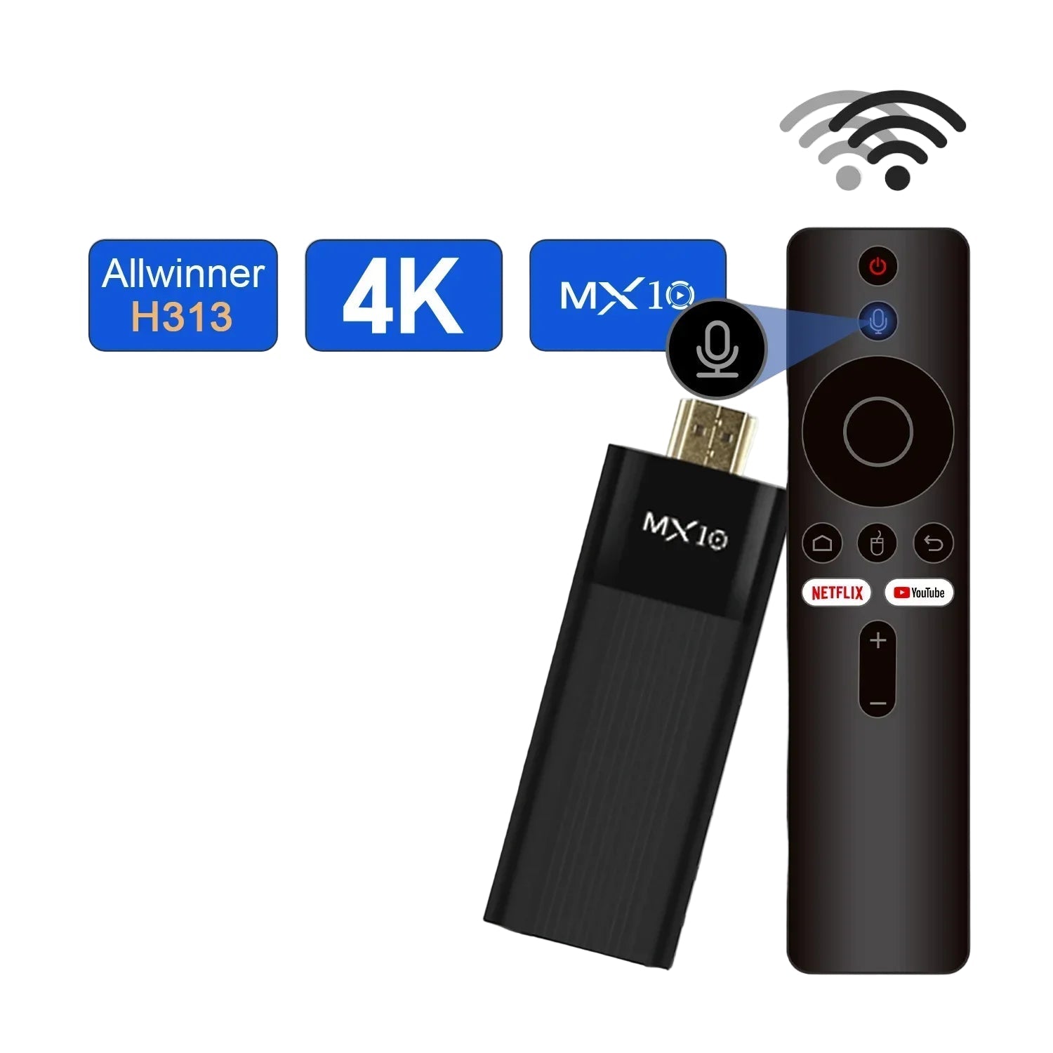 Android 13 TV-Stick mit H313 und Chromecast Support