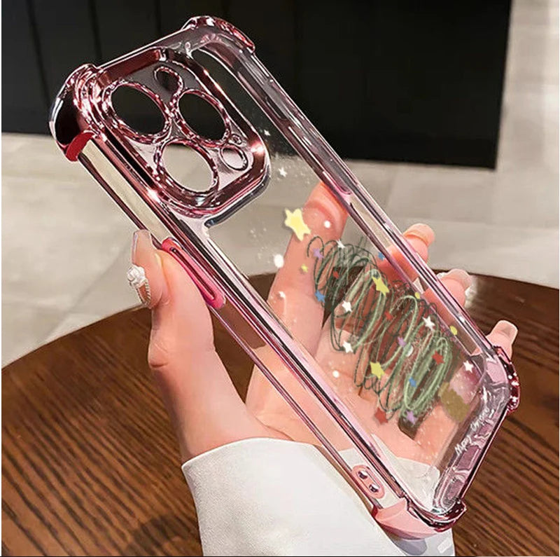 Winterliche Weihnachts TPU Silikonhuelle fuer Google Pixel 8 9 10 Schutz