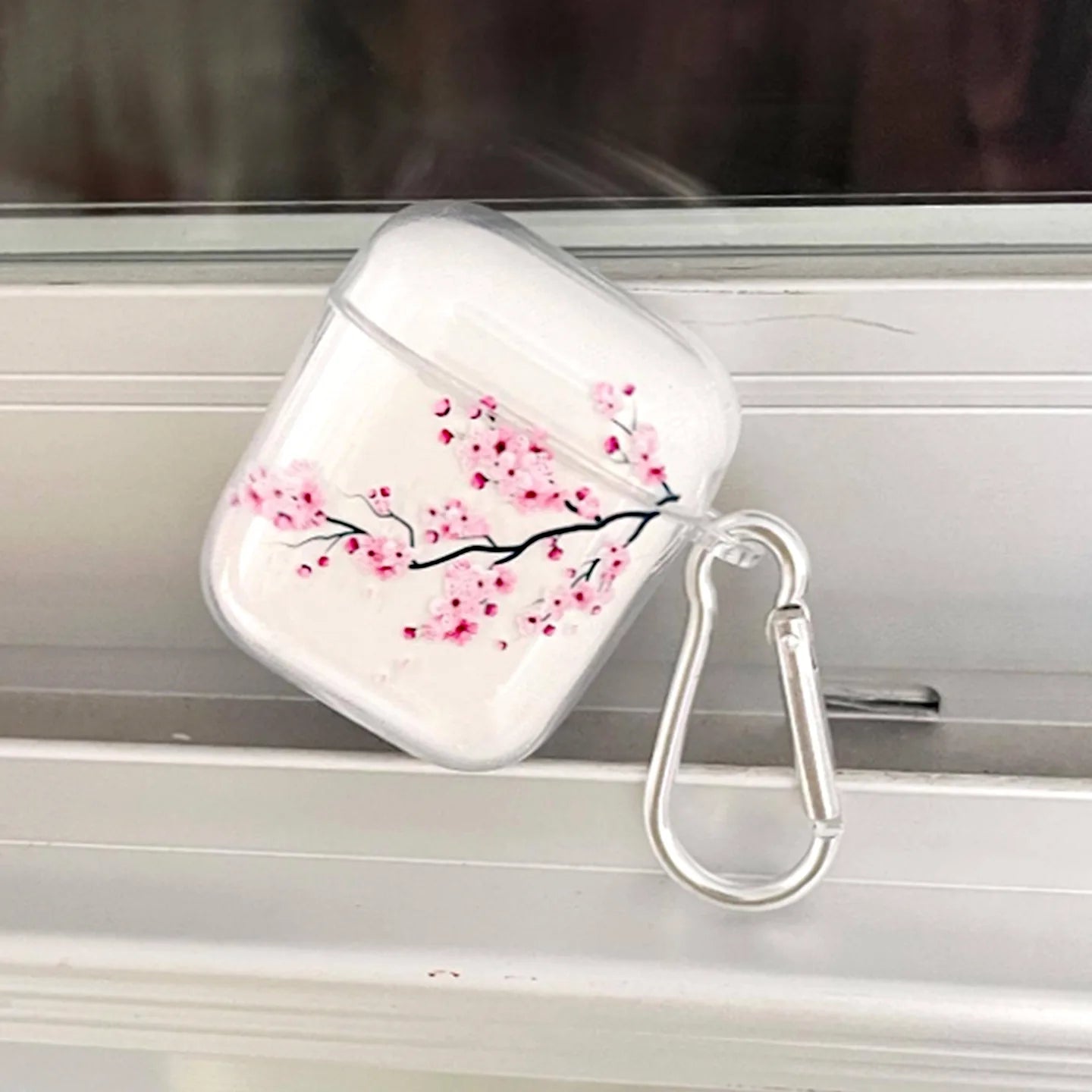 Transparente Sakura Hülle für AirPods Pro 1 2 3 4