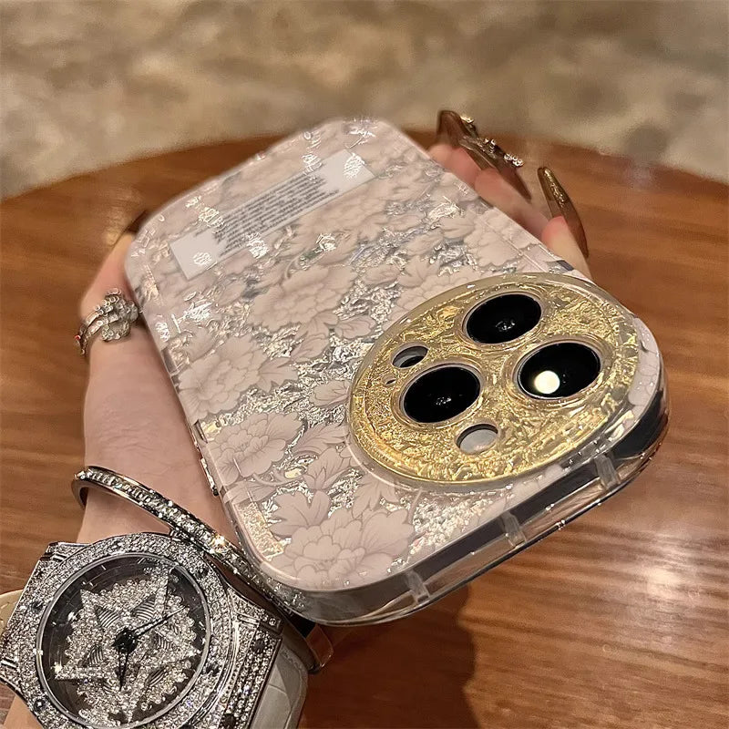 Glitzernde Silikonhülle für iPhone 17 Pro Max