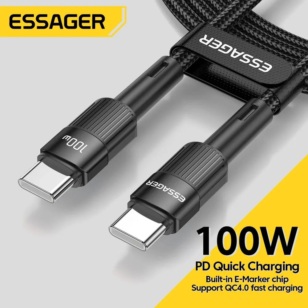 Essager 100W USB-C zu USB-C Kabel
