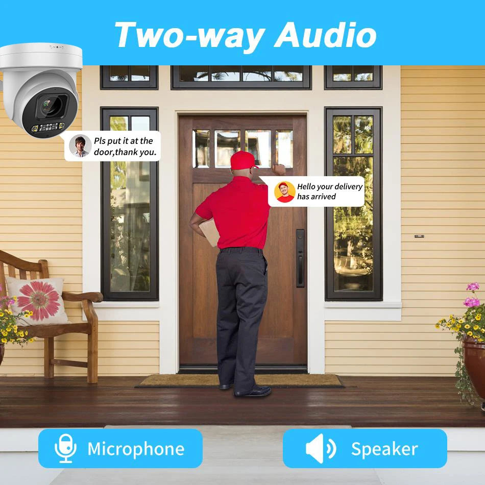 8MP PTZ IP Kamera 5X Zoom Outdoor mit POE