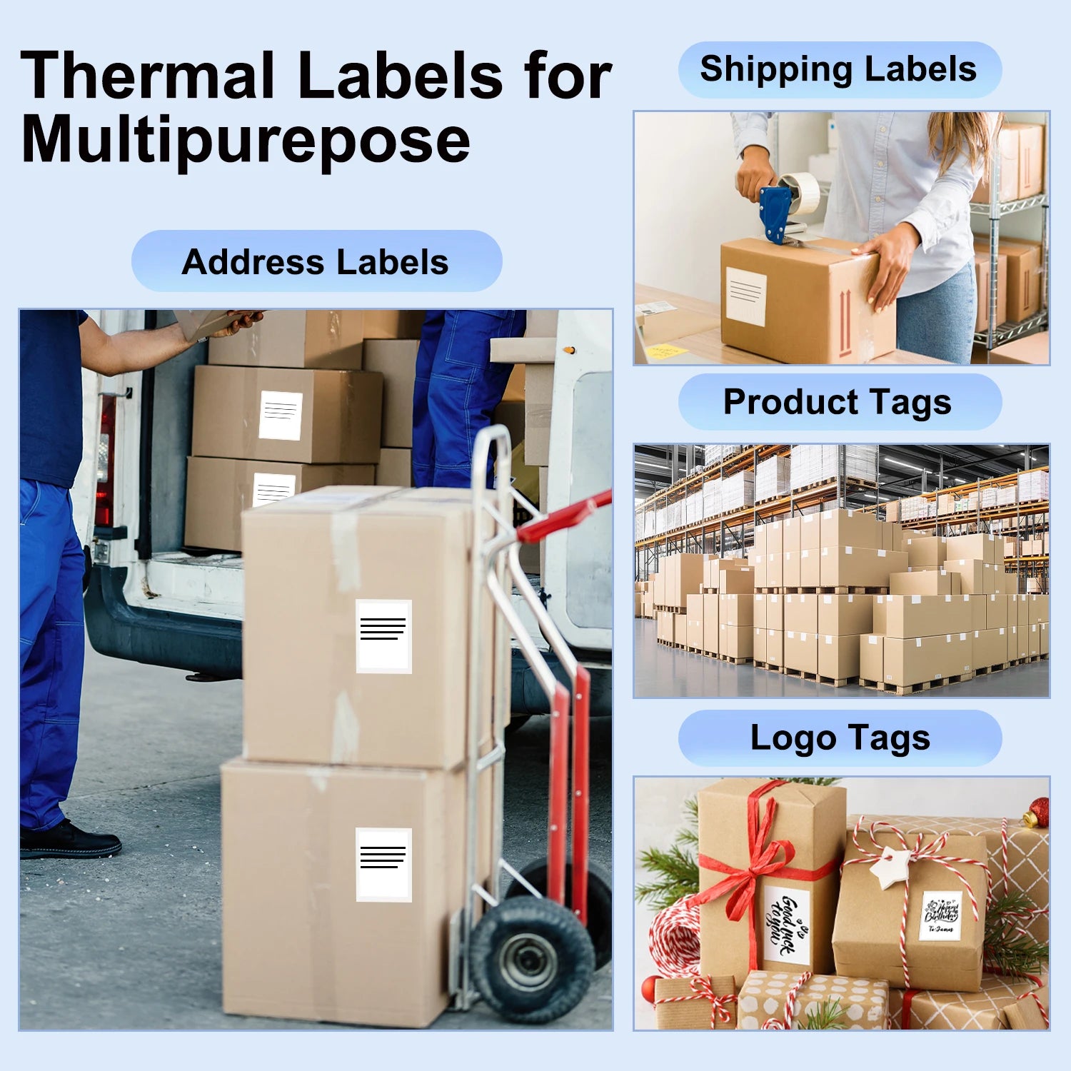 Marklife D200 Shipping Label Printer 4x6 Bluetooth