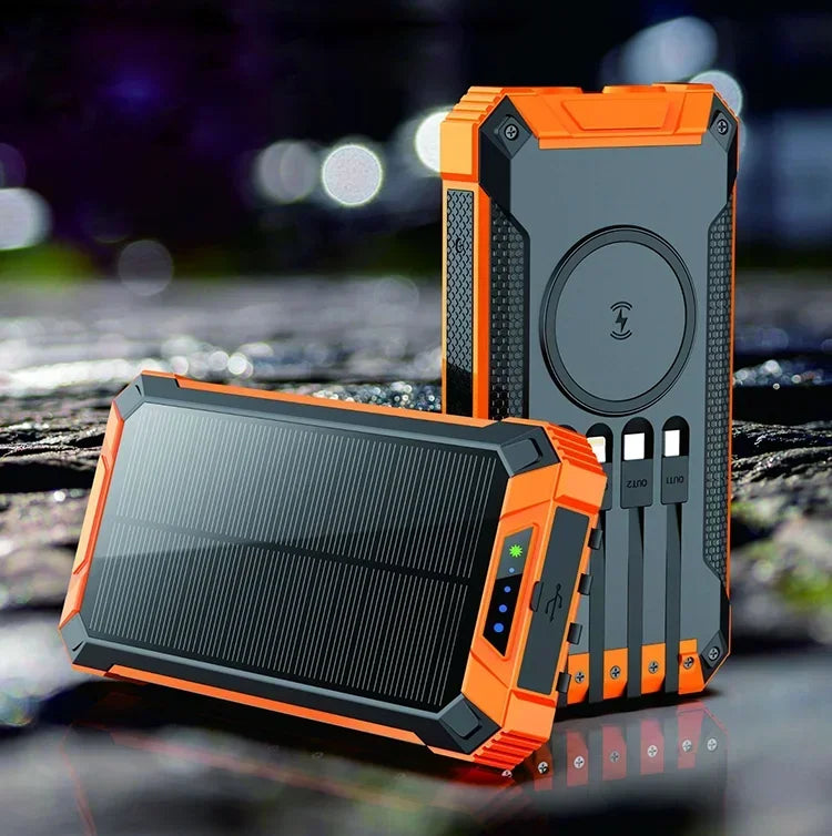 Solar Powerbank 20000mAh wasserdicht mit Typ-C