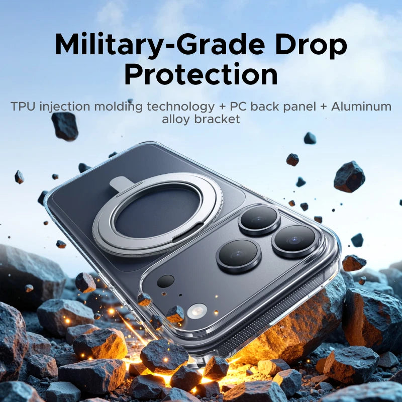 Magnetic 360° stand case for iPhone 17 Pro Max