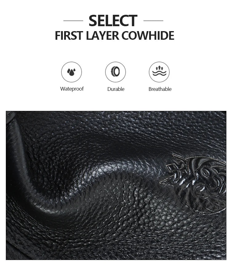 Mallette d'affaires en cuir SCHLATUM 16 pouces