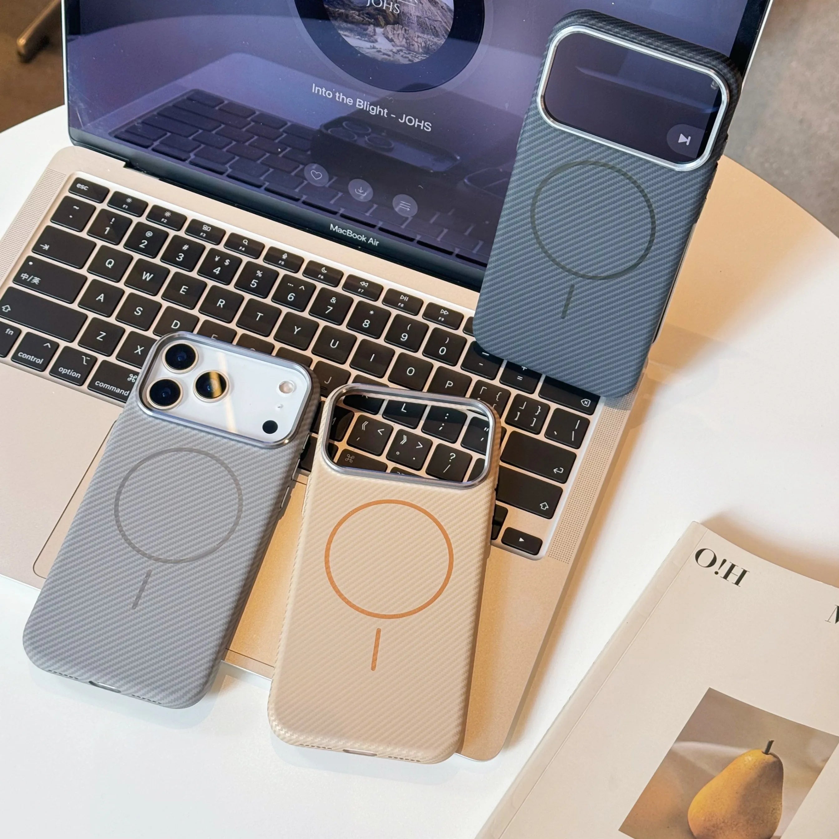 Luxuriöse magnetische iPhone 17 Pro Max Hülle 2025