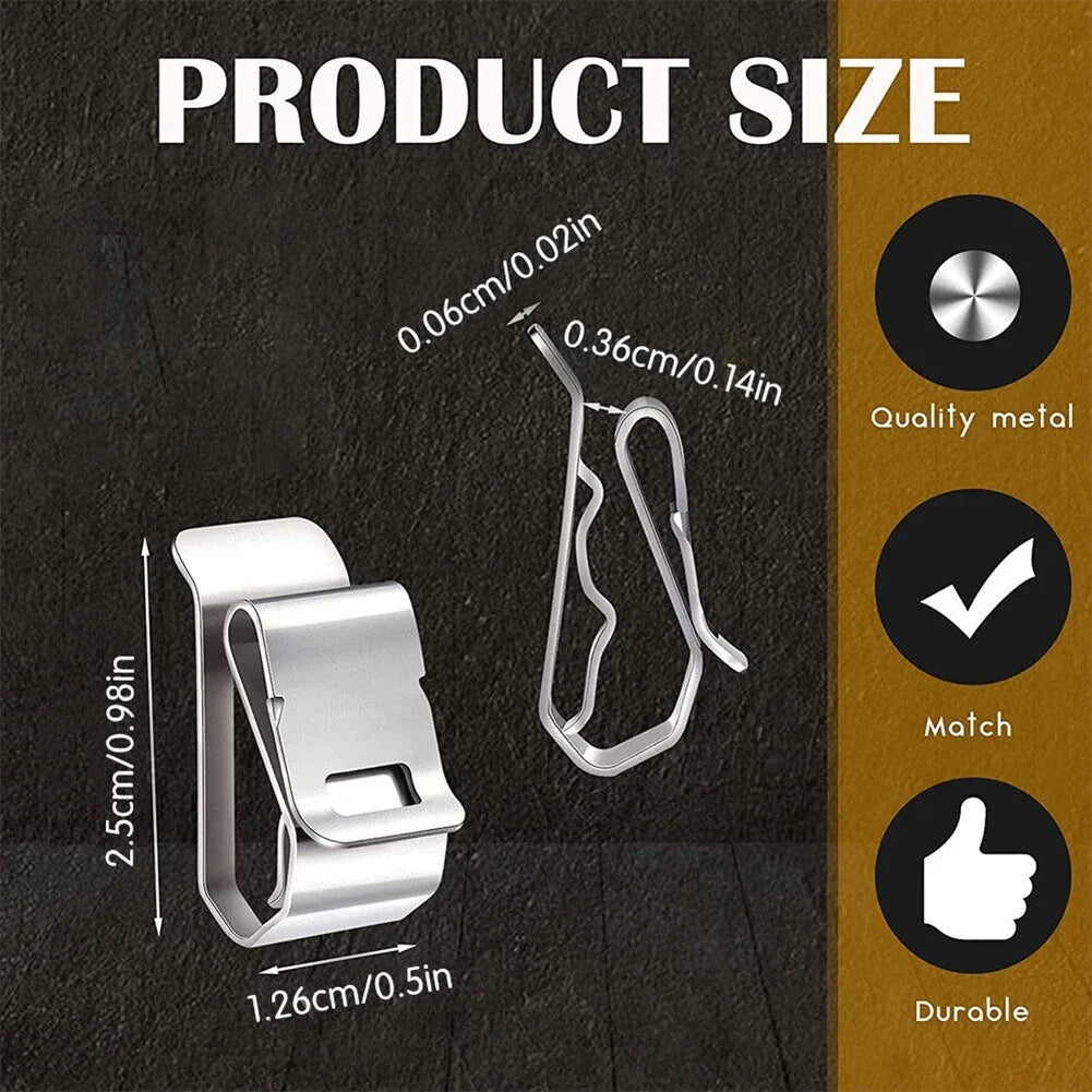 Solar Kabelclip Edelstahl für Kabelmanagement 10–100 Stück