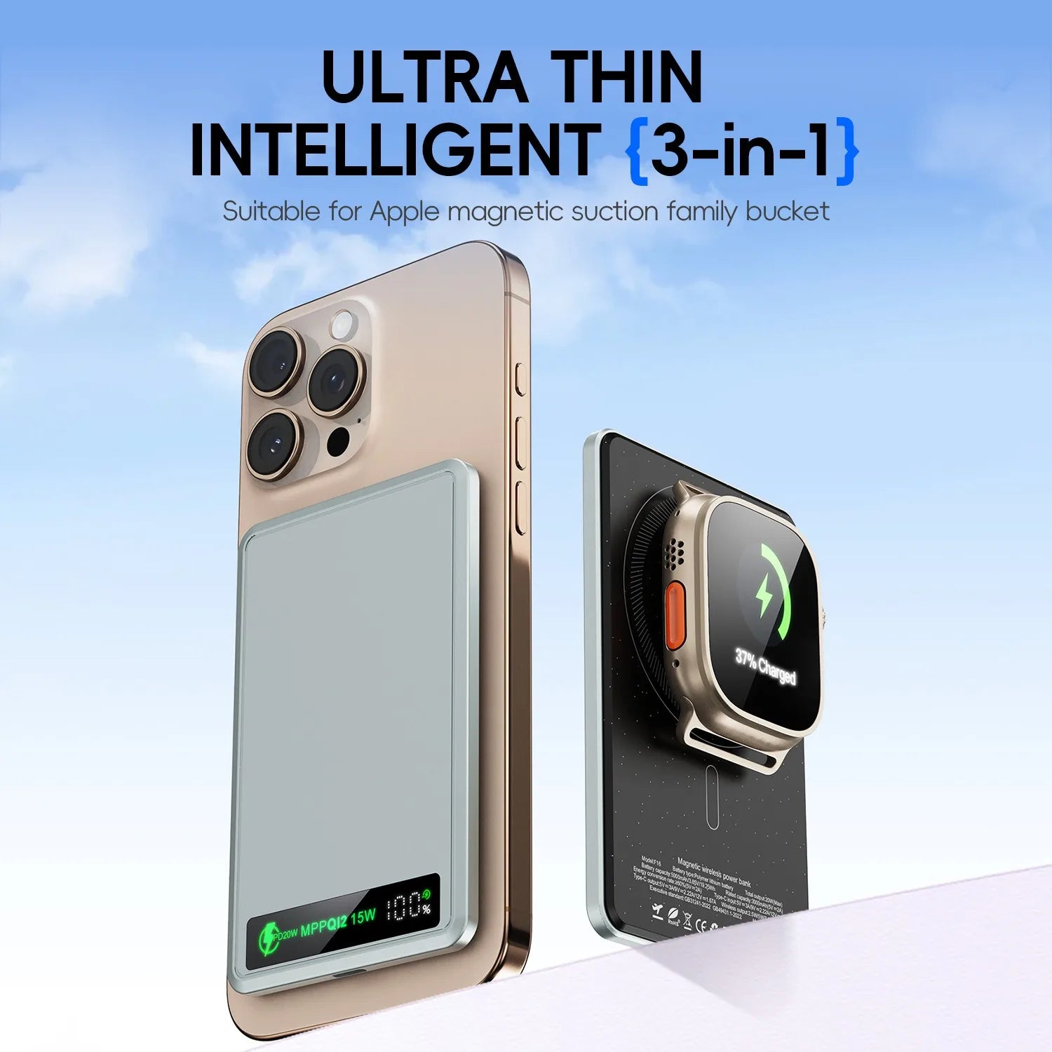 Magsafe Powerbank 5000mAh kabellos