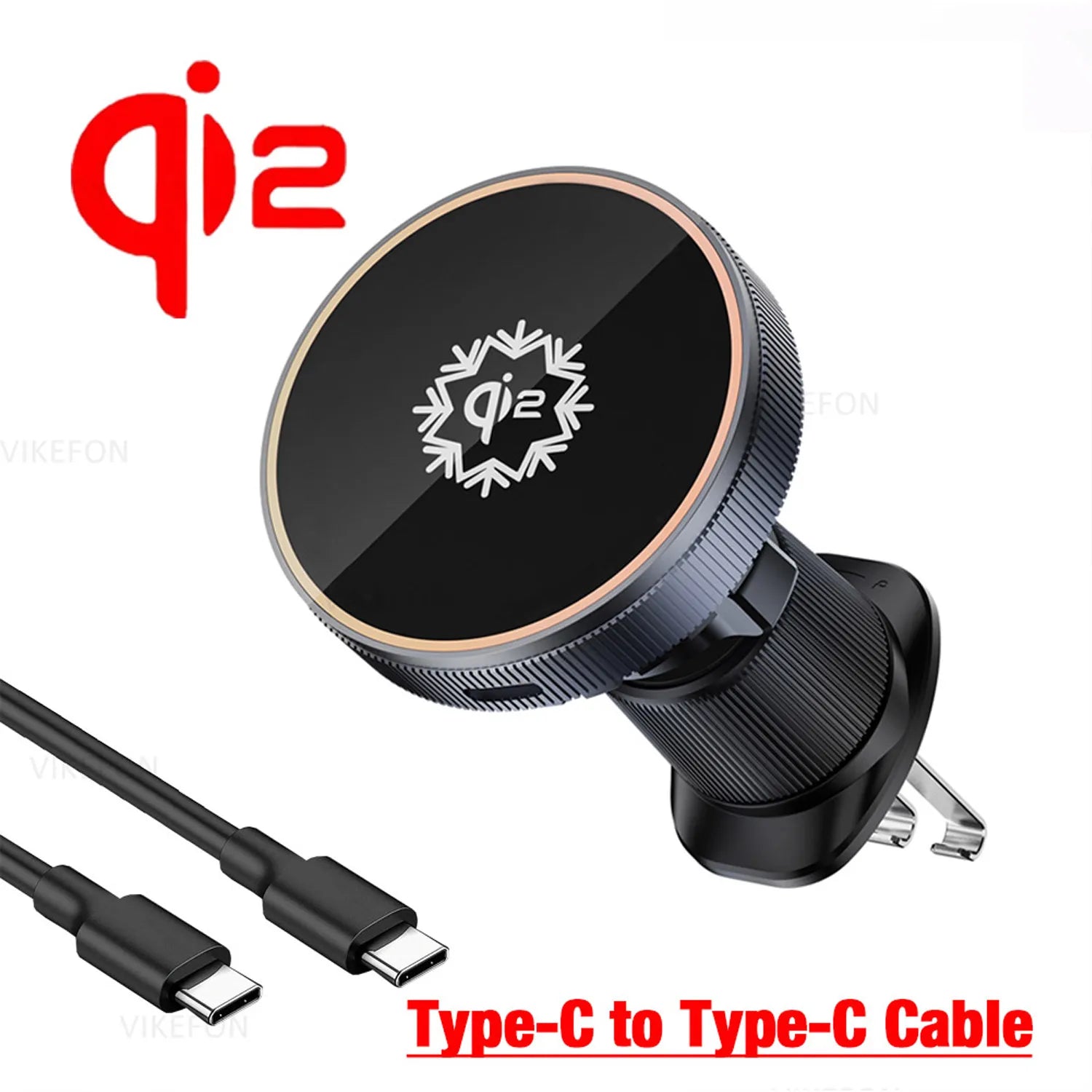 Magnetischer Auto-Ladeständer mit Kühlung, 15W iPhone