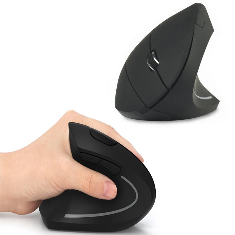 Ergonomische vertikale Bluetooth-Maus, kabellos, wiederaufladbar