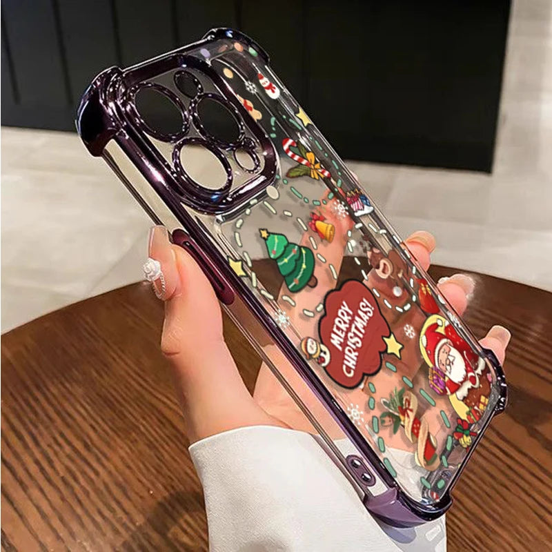 Pixel 10 9 8 Case Silicone Transparent Cartoon Pattern Protection