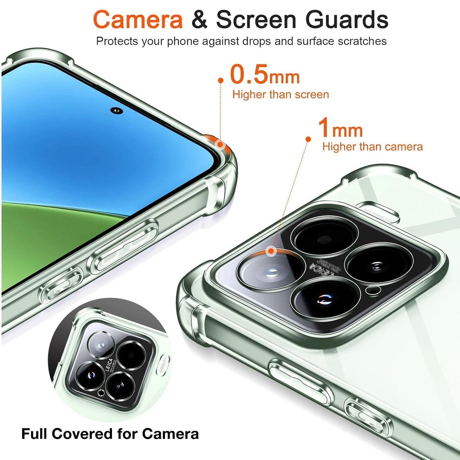 Transparente TPU-Hülle Xiaomi 15 5G Stoßfest