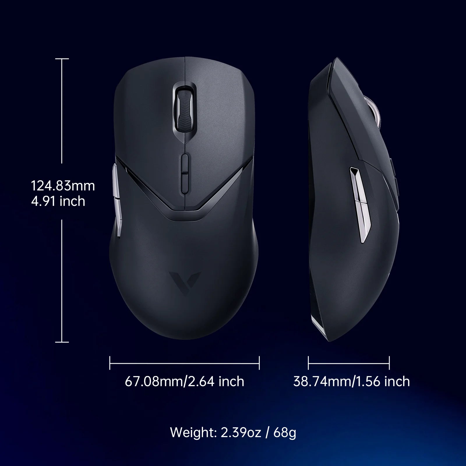 Ultraleichte Gaming-Maus 26000 DPI mit Dual-Modus