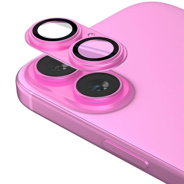 Metal camera glass protector for iPhone 17