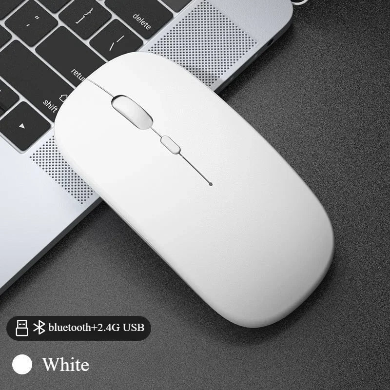 Kabellose Bluetooth-Maus mit Ergonomie und Wiederaufladung